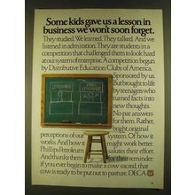 1980 Phillips 66 Petroleum Ad - Kids Gave Us A Lesson
