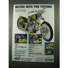 2004 Drag Specialties Ad - Retro Into the Future