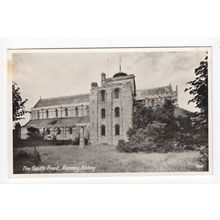 The South Front Romsey Abbey Hampshire RP Postcard 8968