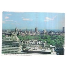 VIEW FROM THE CAVENDISH HOTEL, JEROME STREET, London. unused vintage postcard =