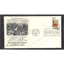FDC Art Craft 1998 20c Cardinal (Cachet-U/A) CV00169
