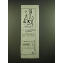1955 Bell Telephone System Ad - It's so nice to say Thank you by Long distance