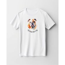 Bulldog Printed T Shirt - Customised T Shirt with Full Colour Print