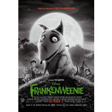 Frankenweenie (2012)_2 Movie Film Poster Canvas iconic design