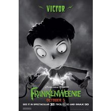 Frankenweenie (2012)_5 Movie Film Poster Canvas iconic design