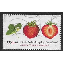 GER 2010 55c+ 25 (S/A) 'FRUITS- STRAWBERRIES ' FINE USED (EBID60-348)