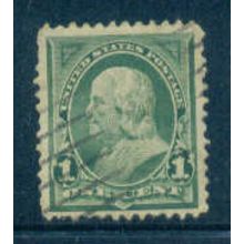 Used 279 1c Benjamin Franklin Almost Very Fine M04380