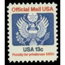 O129 13c Eagle Fine MNH G0606