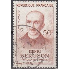 France 1959 Michel 1267 O Cote (2008) 0.50 € Henri Bergson philosophe