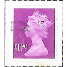 U2954 Security Machin Stamp £1.90 SA HRD2-C