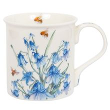 Bee-Tanical Mug Bluebell Flowers and Bees 275 ml Tea Coffee Cup Boxed 8.5 cm