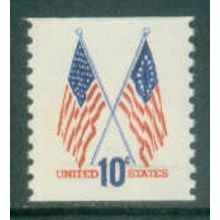 1519 10c U.S. Flags Fine MNH MA0555