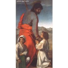 St_James_with_Two_Children_WGA Poster Canvas Movie Film Print A0 A1 A2 A3 A4 A5