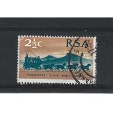 SouthAfrica.SG297 2 1/2c Mail Coach.Fine Used.Aug25a