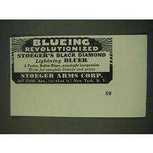 1939 Stoeger Black Diamond Lightning Bluer Ad - Blueing Revolutionized