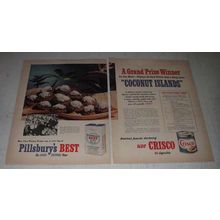1954 Pillsbury's Best Flour & Crisco Shortening Ad