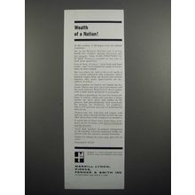 1965 Merrill Lynch Brokers Ad - Wealth of a Nation
