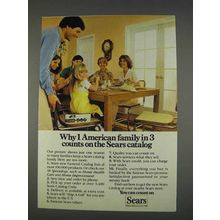 1982 Sears Catalog Ad - 1 American Family in 3