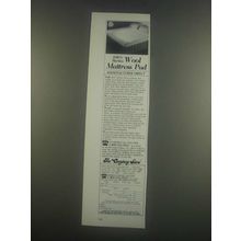 1985 The Company Store 100% Merino Wool Mattress Pad Ad