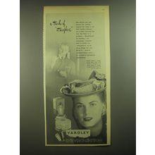 1945 Yardley Bond Street Perfume Advertisement - A touch of atmosphere