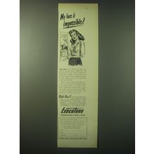 1948 Executone Intercom Ad - My boss is impossible!