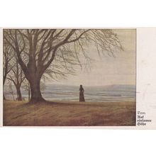 Hermann Daur Auf Einfamer German Painting Antique Postcard