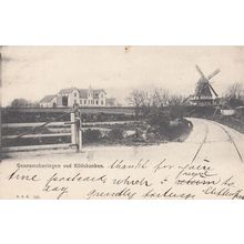 Gennemskaeringen Ved Kildebanken Denmark Antique Postcard