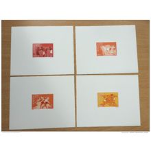 Sénégal 1995/1996 Epreuve luxe Sport Boxe Judo Javelot Mi. 1807 - 1810 RARE MNH