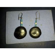 Fashion Women Earring pierced earrings black stone? and beads