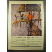 1961 Trinidad and Tobago Tourist Board Ad - This is the place