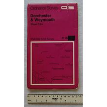 1974 OS first series map Sheet 197 Chichester & The Downs