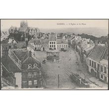 L'Église et la Place, Cassel, c.1905-10 - Logié CPA