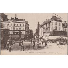 La Place Gambetta, Amiens, c.1910 - Lévy CPA LL35