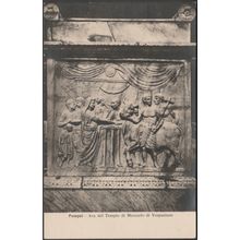 Ara del Tempio di Mercurio di Vespasiano, Pompei, c.1920s - Trampetti Cartolina