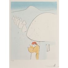 Salvador Dali (1904-1989). Rokujiso, from Japanese Fairy Tales, 1976 Poster Canv