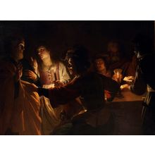 Le_Reniement_de_saint_Pierre Art Gallery Poster Canvas Print Wall Decoration A0