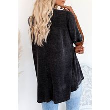 Gray High Low Cuffed Tee