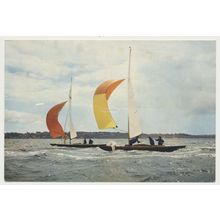 The International Dragon Class Sail boat mid 20th C. Beken photo Dixon SS 101