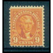 641 9c Thomas Jefferson Barely Clears MNH Q1802