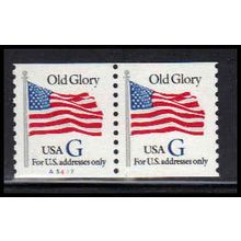 2890 32c G Old Glory Very Fine MNH CNP Left A5437 PA1585