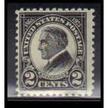 610 2c Warren Harding Just Clears MNH O0882
