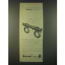1959 Holroyd Worm Gears Ad - For a wonderfully smooth drive