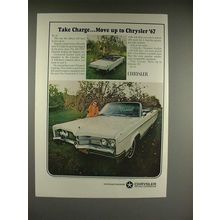 1967 Chrysler 300 Convertible Car Ad - Take Charge