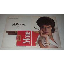1984 2-page More Cigarettes Ad - It's More you