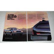 1987 Ford Taurus Wagon Ad - Even When Nothing to Carry