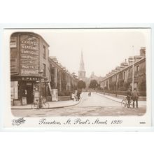 St Paul's Street Tiverton Devon Frith Collection Reproduction Postcard