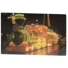 "THE 'WOOLWORTH' TRAIN", BLACKPOOL ILLUMINATIONS, unused vintage postcard #