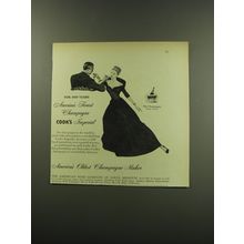1949 Cook's Imperial Champagne Ad - For 100 years America's Finest Champagne