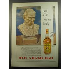1951 Old Grand-Dad Bourbon Ad