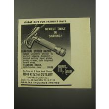 1955 Hoffritz Diagonal Stroke Razor Ad - Great gift for father's day!